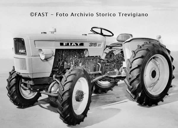 Un trattore Fiat 315